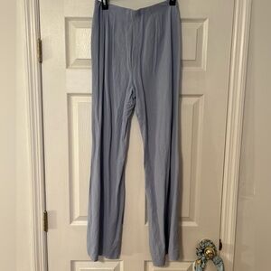 L.A. Hearts Blue Linen wide leg pants